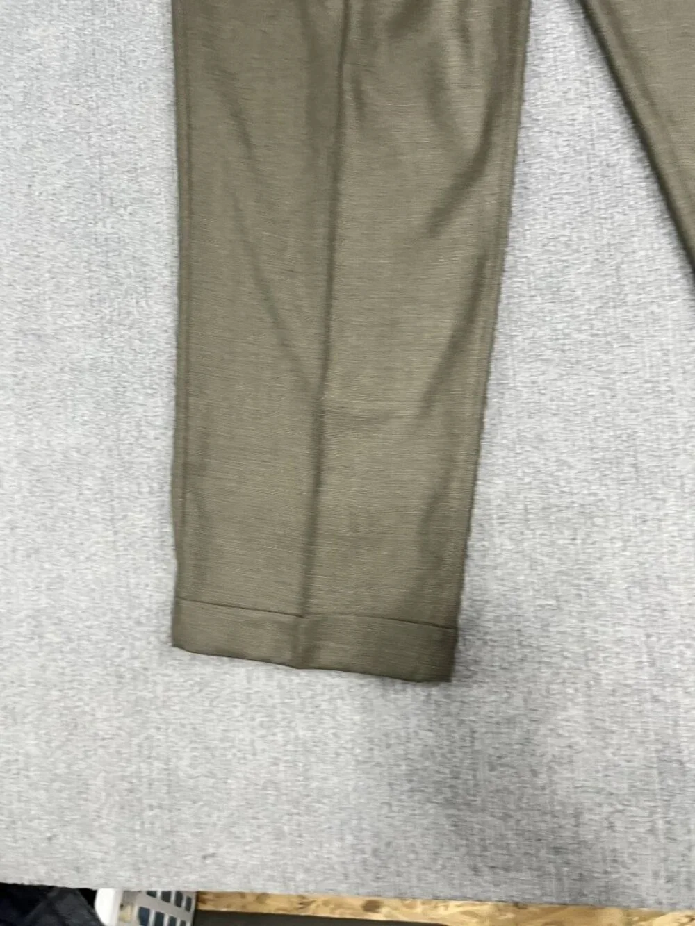 John Henry Mens Beige Pleated Dress Pants 40x29